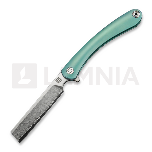 Couteau pliant Artisan Cutlery Orthodox Framelock Damascus