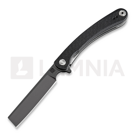 Artisan Cutlery Orthodox Linerlock D2 Small Black Textured összecsukható kés