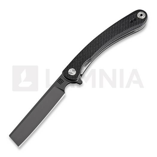 Artisan Cutlery Orthodox Linerlock D2 Small Black Textured fällkniv