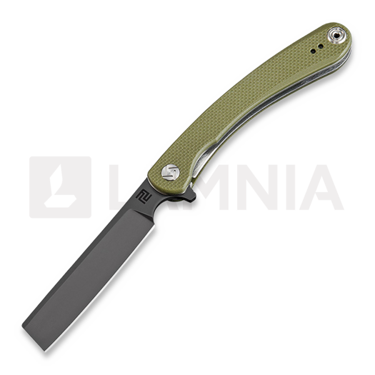 Couteau pliant Artisan Cutlery Orthodox Linerlock D2 Small Black Textured