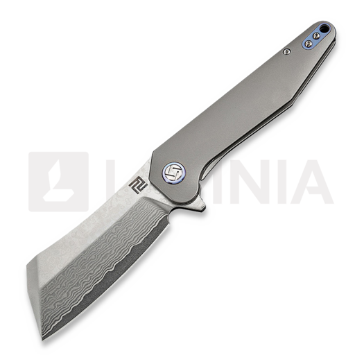 Artisan Cutlery Osprey Framelock Damascus folding knife