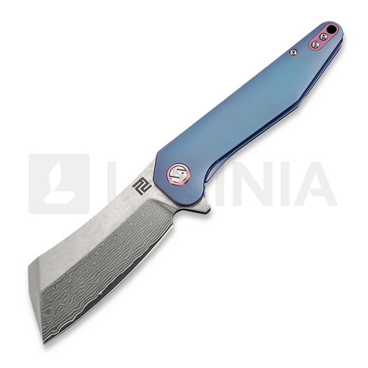 Artisan Cutlery Osprey Framelock Damascus sulankstomas peilis
