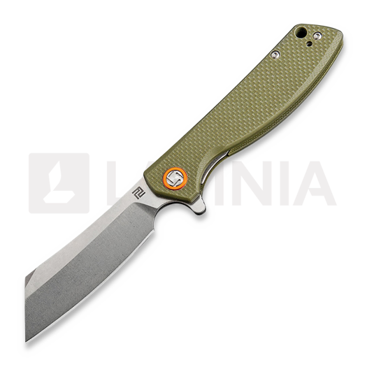 Artisan Cutlery Tomahawk Linerlock D2 Small folding knife, black textured