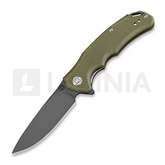 Artisan Cutlery Tradition Linerlock D2 Green fällkniv