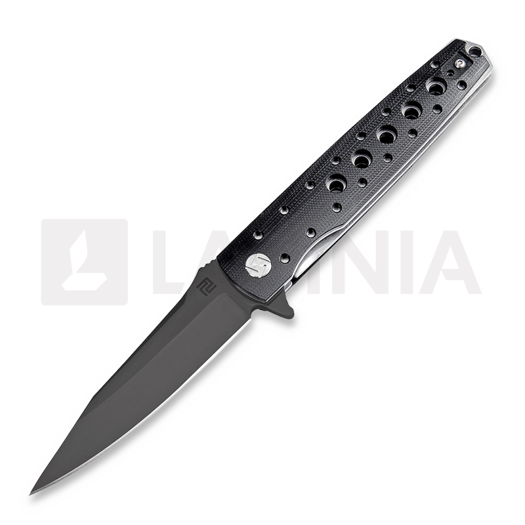 Artisan Cutlery Virginia Linerlock D2 Black összecsukható kés