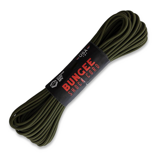Atwood Bungee Shock Cord 15m, оливковый