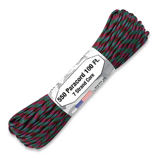Atwood Color-Changing Paracord 550, Argon 30,5m
