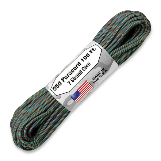 Atwood Color-Changing Paracord 550, Watermelon 30,5m