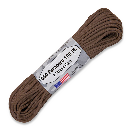 Atwood Paracord 550, Brown 30,5m