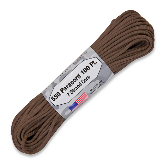 Atwood Paracord 550, Brown 30,5m