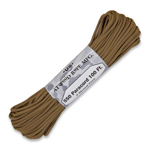 Atwood Paracord 550, Coyote 30,5m