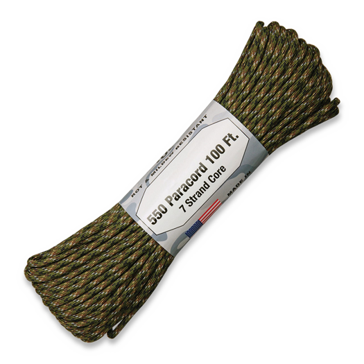 Atwood Paracord 550, Digi Woodland 30,5m