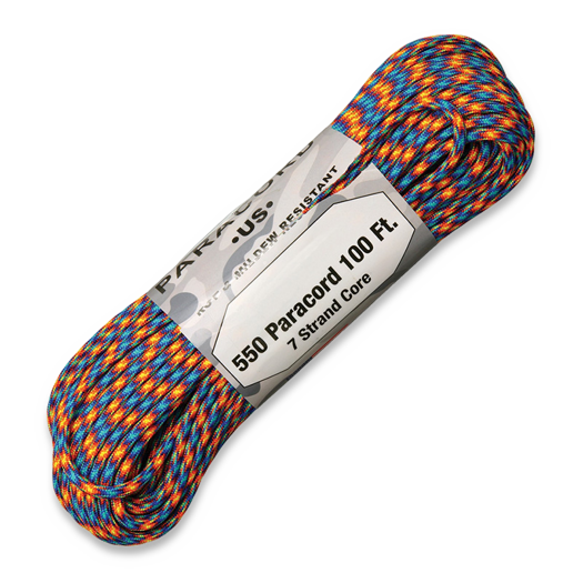 Atwood Paracord 550, Fire & Ice 30,5m