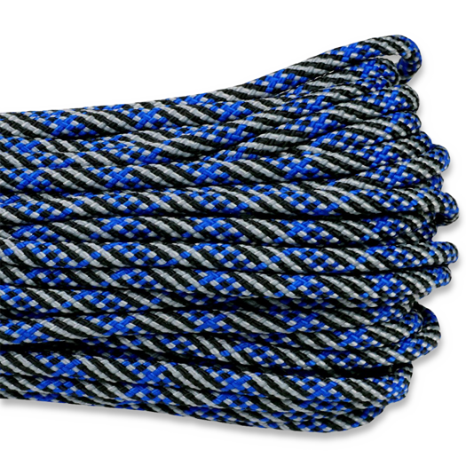 Atwood Paracord 550, Thin Blue Line 30,5m