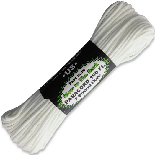 Atwood Paracord 550, Uber Glow, 30,5m