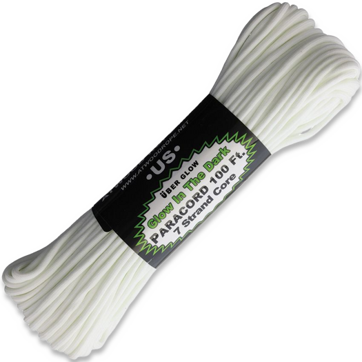 Atwood Paracord 550, Uber Glow, 30,5m