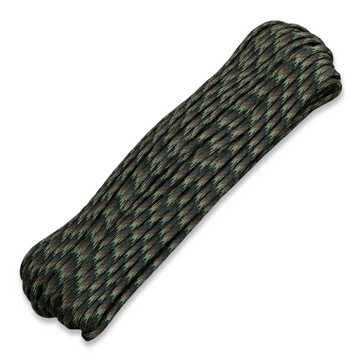 Atwood Paracord 550, Woodland Camo 30,5m