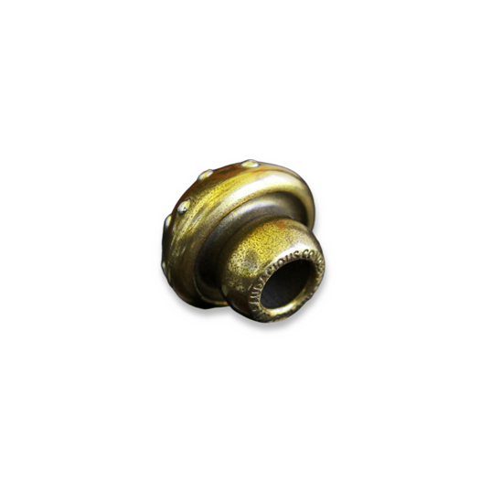 Audacious Concept Amanita Bead - Brass & Silver