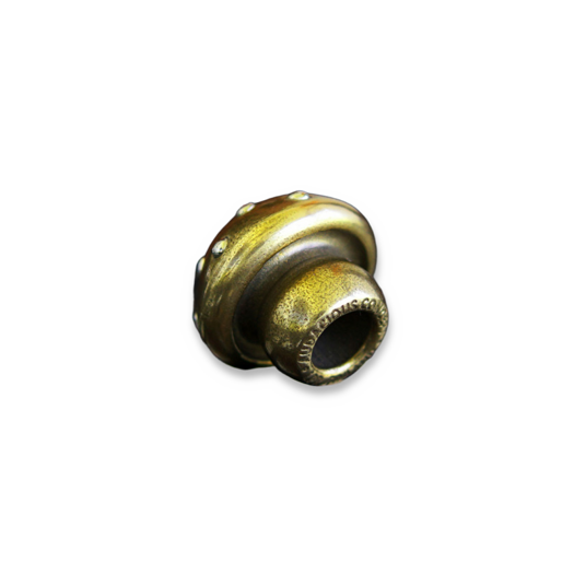 Audacious Concept Amanita Bead - Brass & Silver