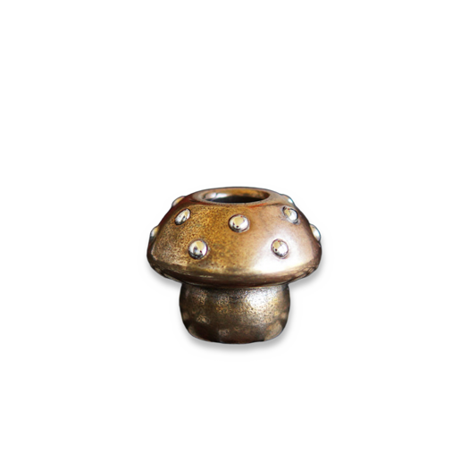 Audacious Concept Amanita Bead - Bronze & Silver