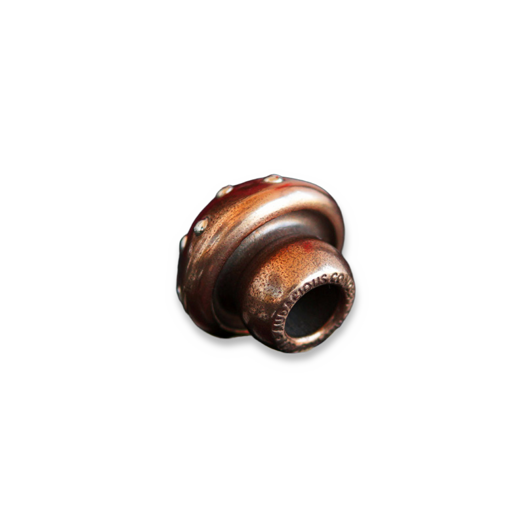 Audacious Concept Amanita Bead - Copper & Silver