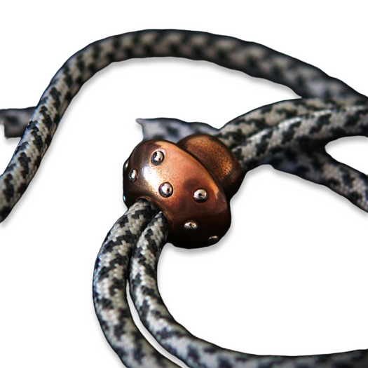 Audacious Concept Amanita Bead - Copper & Silver