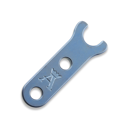 Audacious Concept Ansø Knife Tool Key - Titanium - Stonewashed Blue