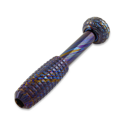 Audacious Concept Ansø Knife Tool - Timascus - Hand Polished
