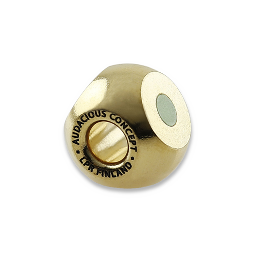 Audacious Concept Aurora Bead - Brass - Hand Polished