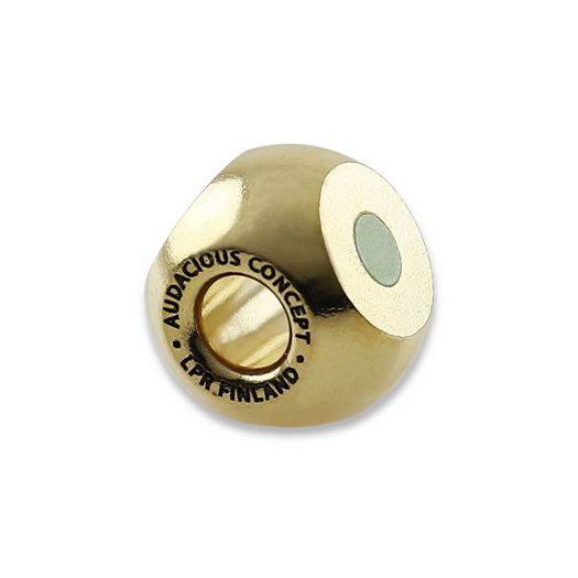 Audacious Concept Aurora Bead - Brass - Hand Polished