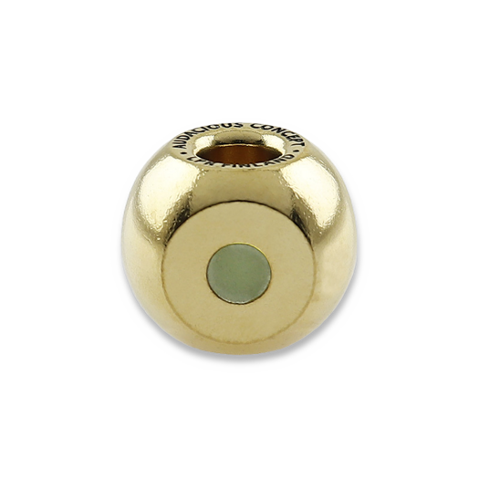 Audacious Concept Aurora Bead - Brass - Hand Polished
