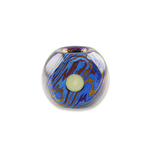Audacious Concept Aurora Bead - Timascus - Hand Polished