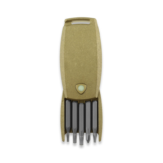 Audacious Concept D Rocket Knife Tool - Brass - Stonewashed