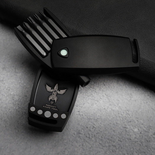 Audacious Concept D Rocket Knife Tool - Titanium - PVD Black