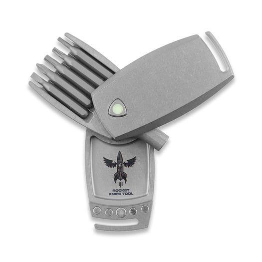 Audacious Concept D Rocket Knife Tool - Titanium - Stonewashed