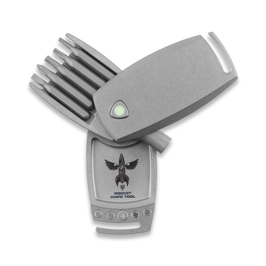 Audacious Concept D Rocket Knife Tool - Titanium - Stonewashed
