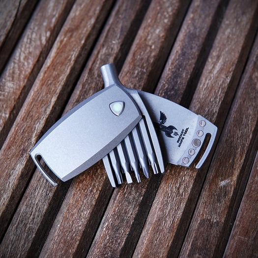 Audacious Concept D Rocket Knife Tool - Titanium - Stonewashed