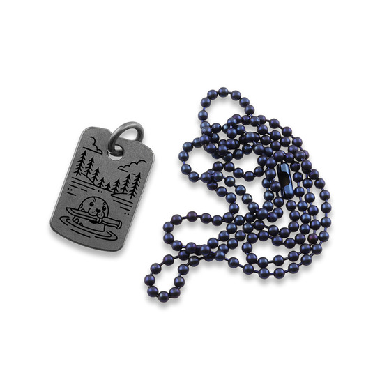 Audacious Concept Dog Tag Pendant - Titanium S/W - Norppa (Seal)