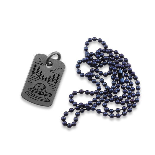 Audacious Concept Dog Tag Pendant - Titanium S/W - Norppa (Seal)