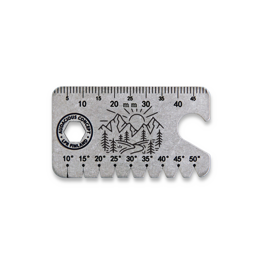 Audacious Concept Dog Tag Tool LE - Titanium - Stonewashed - Earth