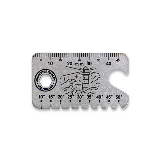 Audacious Concept Dog Tag Tool LE - Titanium - Stonewashed - Water