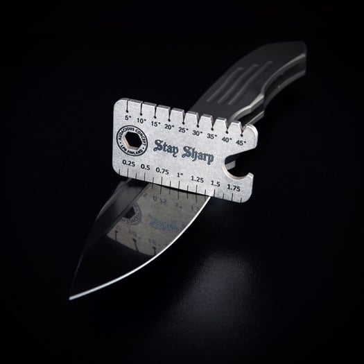 Audacious Concept Dog Tag Tool - Titanium - Beadblasted