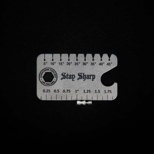 Audacious Concept Dog Tag Tool - Titanium - Beadblasted