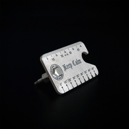Audacious Concept Dog Tag Tool - Titanium - Beadblasted