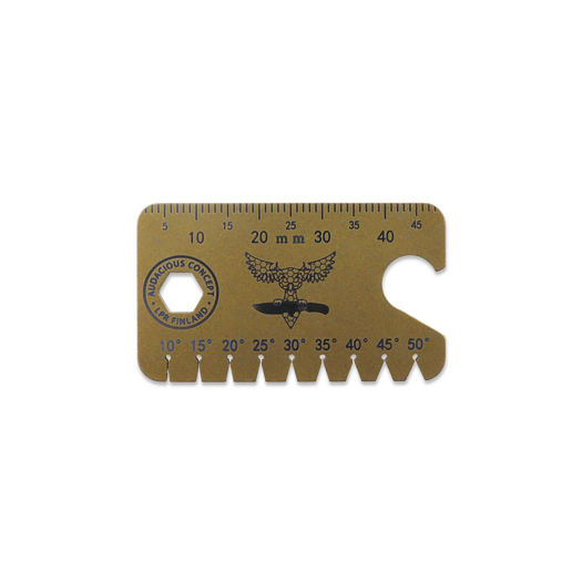 Audacious Concept Dog Tag Tool - Titanium - Bronzed