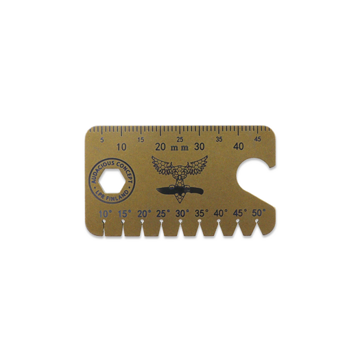 Audacious Concept Dog Tag Tool - Titanium - Bronzed