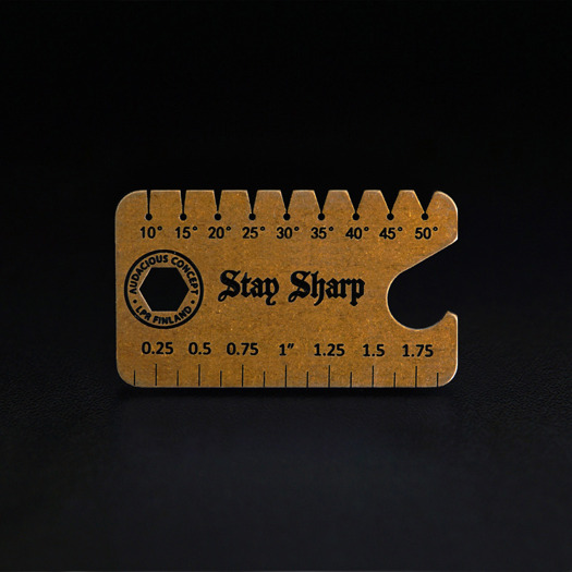 Audacious Concept Dog Tag Tool - Titanium - Bronzed