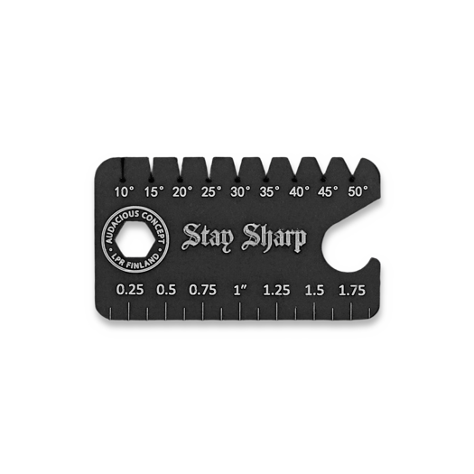 Audacious Concept Dog Tag Tool - Titanium - PVD Black