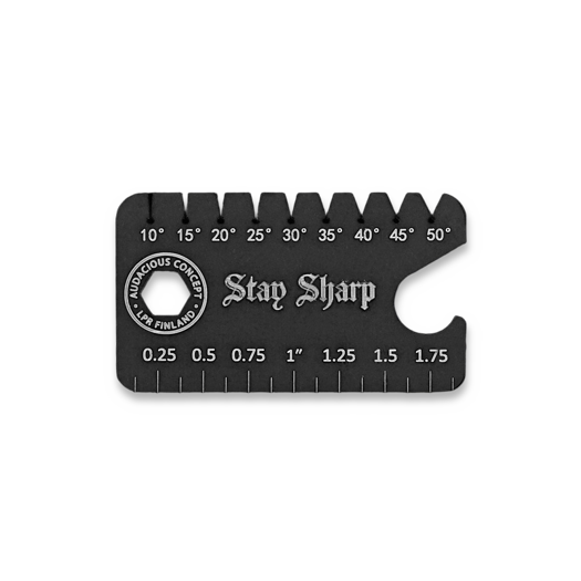 Audacious Concept Dog Tag Tool - Titanium - PVD Black