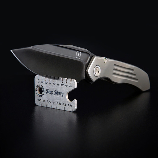 Audacious Concept Dog Tag Tool - Titanium - Satin Blue